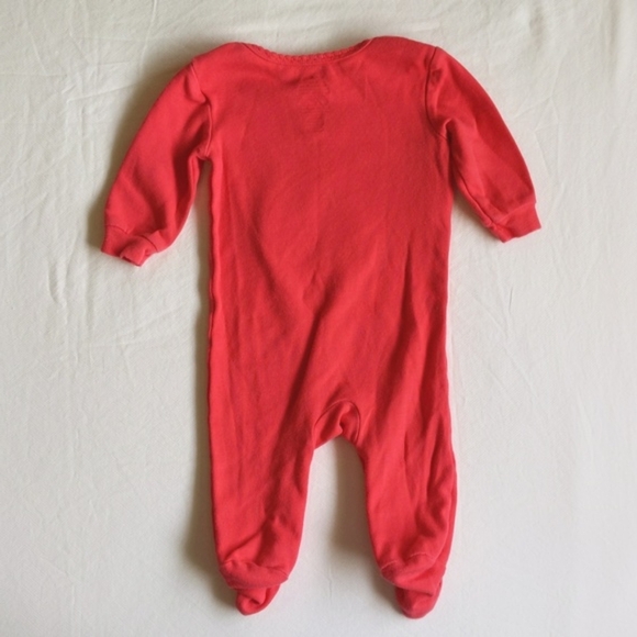 george hot pink rainbow footie jumpsuit 6 months baby girl - Picture 6 of 6